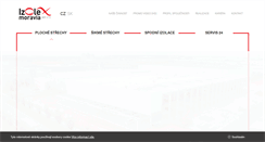 Desktop Screenshot of izolex.cz