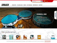 Tablet Screenshot of izolex.pl
